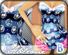 !ND! Lingirie-Set Blue-B