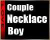 aYY-gold diamond You are my only  couple necklace For Boys