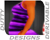 ~purple pregnant dress