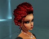 Deep Red Updo by Coh