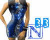 Blue Paisley Dress