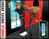 Stained Glass Door/Pose