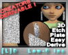 [L]D Diamond Cr EarRings
