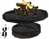 Dark Stone Firepit
