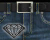 Belted Jeans