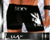Sexy Boxer Playboy Black