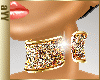 aYY-gold diamond modern collar