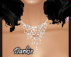 [Diana]White silver Neck