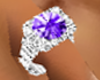 purple left pinky ring