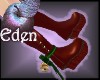 EDEN Jingle Boots Red