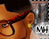 MH| yellow iced earrings