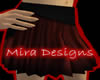 Red n Black Velvet Skirt