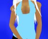 baby blue backout halter