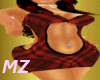~MZ~RED PLAID FIG 8