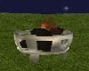 silver barrel fire pit