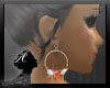 A~ Bling Hoop Orange