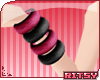 &reg; Black/Pink Bangles R