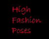High Fashion Poses