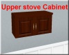 Upper stove cabinet