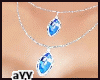 Blue Gem diamondNecklace