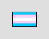 Trans Pride Pixel Flag