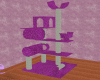 Purple Cat & Furry Tree