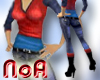 Full Outfit/Jeans-RedTop