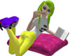 Pink Writer's Pillow