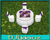 DJL-PurpWhite WeddingTbl