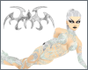 silver reptile bodysuit*