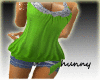 Green Tank & Shorts