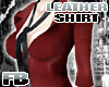[FB]Leather Shirt Red