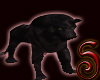 Black Wingless Lion