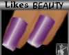 L3dw Mauve Nails