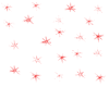red sparkles