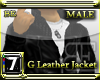 [BE] G LEATHER JACKET B