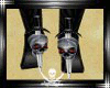 Dark skull pirate boots