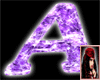alphabet amethyst seat A
