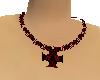 Black Red Necklace