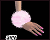 (L)BabyPink Fur Bangle(H