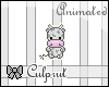 lC�l Mini Gray Cow
