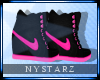 ✮ Nike Wedges Blk/Pink