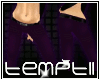 Pinstripe Purple Skinnys