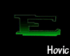 [H] Dark Rave Letter "E"