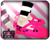 (: # NeonPink Doll Shoes
