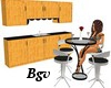 Cabnet & Table Set 9p