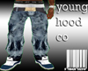 (MJ) YH STONE WASH JEANS