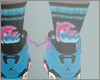 Pink + Dolphin Socks.