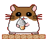 Hamster With Ice Cream