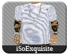 [ISE]AD Striped Polo